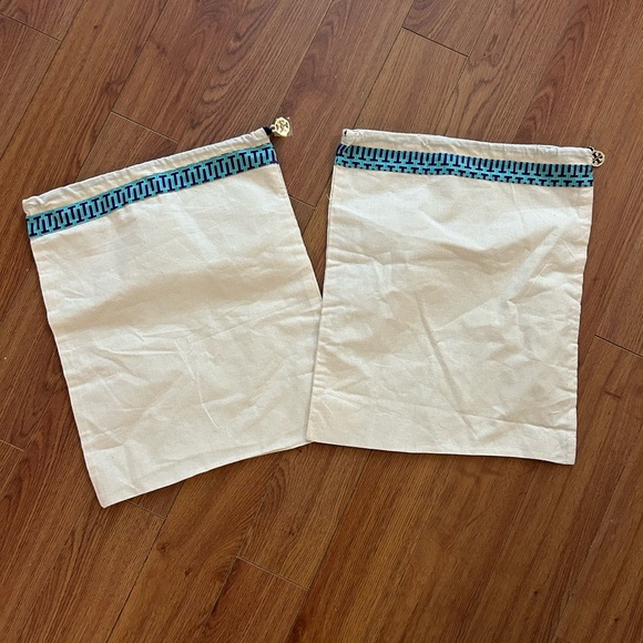 Two Tory Burch Drawstring Dustbags Medium - Picture 5 of 5
